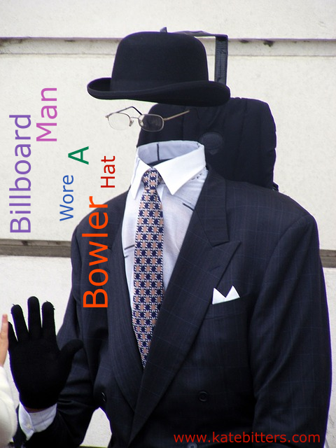 invisible man in suit and bowler hat