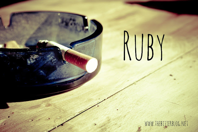 ashtray with cigarette