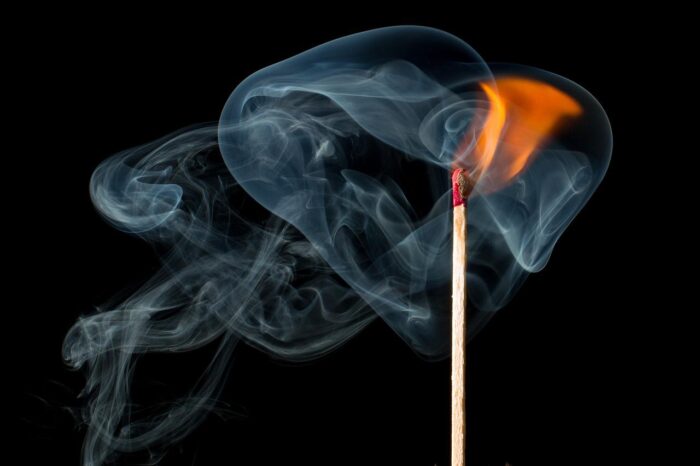 matchstick black background