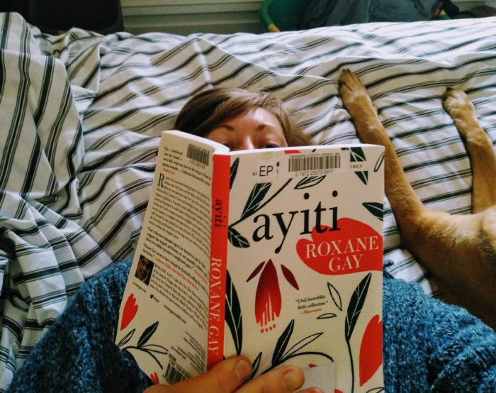 Kate Bitters reading Ayiti by Roxane Gay