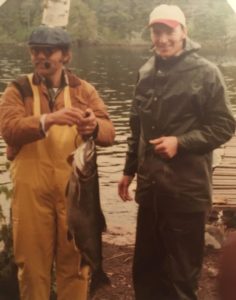 Uncle Clyde and Uncle Charlie with a huge fish