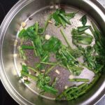 Sauteed fiddlehead ferns and ramps