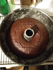 Ginger molasses stout bundt cake