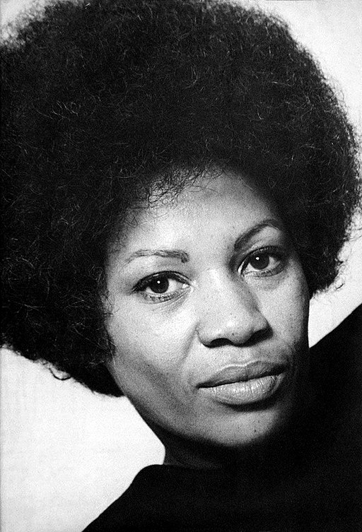 Toni Morrison, B&W photo